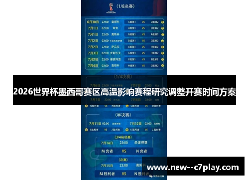 2026世界杯墨西哥赛区高温影响赛程研究调整开赛时间方案 2026世界杯墨西哥赛区高温影响赛程研究调整开赛时间方案